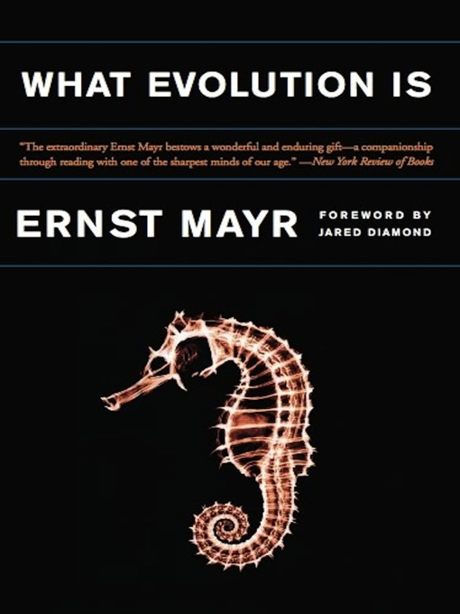 Imagen de portada para What Evolution Is